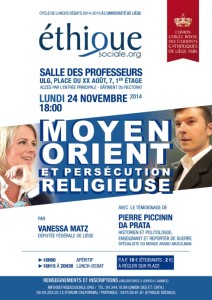 Conférence Chrétiens d'Orient 24 novembre 2 014