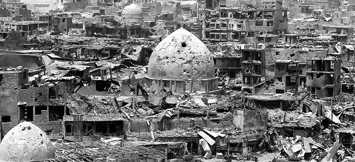Résultat de recherche d'images pour "Mossoul détruite par la coalition Us Images"